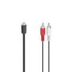 Cble audio - hama - usb - c vers rca mle - 150 m - stro - blindage renforc