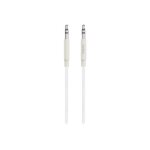 Cble audio premium mixit jack jack 3. 5 - belkin - blanc - gaine tresse - 122 m