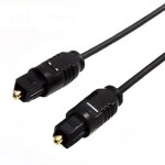 C�ble audio num�rique optique - stra�e tech - d19164 - 1m - or plaqu� - m�le - m�le