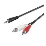 Cble audio stro rca mle vers jack 3. 5mm stro