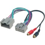 C�ble autoradio rca - rca - volvo xc70 / c30 / s40 / s60 / s80 / v50 / v70 - noir - adaptateur pour autoradio ...