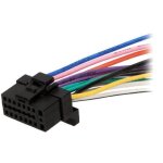 Cable autoradio alpine 16pin fils nus - connecteur noir