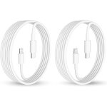 C�ble de chargeur iphone 2m [certifi� mfi apple] lot 2 c�bles usb c vers lightning charge rapide pour ...