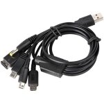 Cble chargeur usb console nintendo nds lite wii u new 3ds xl 2ds gba sp psp
