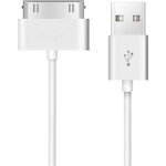 Cble de chargeur usb pour iphone 4 4s ipod nano ipad 2 3 cble de chargement usb 30 broches pour pour ...