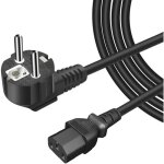 Cble dalimentation 15m iec 320 c13 h05vv - f schuko cordon lectrique secteur pour pc tv appareils froids ...