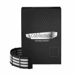 C�ble dalimentation - cablemod - pro modmesh rt - series - noir / blanc - asus rog - seasonic