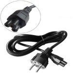 Cble dalimentation - lenovo - 1m - 3 broches - prise eu - noir