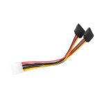 C�ble dextension sata - molex - cable706 - 20 cm - 4 broches molex m�le - 2 x 15 broches femelle