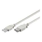 C�ble dextension usb 2. 0 - usb - rallonge 0. 6m - couleur gris - connecteur usb a - hi - speed
