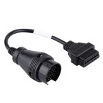 Cble de diagnostic de connecteur dadaptateur obd2 de 38 broches  16 broches pour camion iveco - chd ...