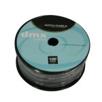 C�ble dmx - american dj - ac - dmx3 - 100r - 100 m�tres - 3 broches - noir