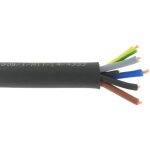 C�ble �lectrique - u - 1000 r2v - 5g 15 mm� - couronne 50 m - noir pvc