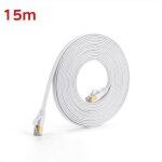 Cble ethernet cat 7 de 15m?rseau 15m haut dbit cable rj45 cable internet 10gbps 600mhz - pour routeur ...