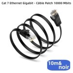 Câble ethernet cat 7 rj45 plat cable lan réseau rj45 10gbps 600mhz compatible routeurswitchtv boxpc ps4 ... Câble ethernet cat 7 rj45 plat cable lan réseau rj45 10gbps 600mhz compatible routeurswitchtv boxpc ps4 ...