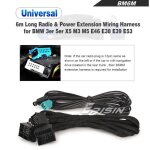 Câble dextension autoradio bm6m 12 broches 6m pour bmw 3er 5er x5 m3 m5 e46 e53 e39 e38 - noir Câble dextension autoradio bm6m 12 broches 6m pour bmw 3er 5er x5 m3 m5 e46 e53 e39 e38 - noir
