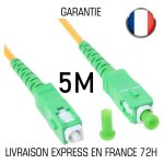 C�ble fibre optique 5 m�tres - jarreti�re monomode box sfr orange bouygues