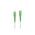 Cble fibre optique accsup pour box internet 10 m blanc et vert