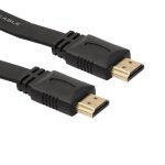 Cble hdmi 1. 5m pour ps3 dvd hdtv xbox lcd tv hd 1080p flat black cble cable 190312 c08915