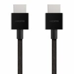 Cble hdmi 2. 1 - belkin - 2 m - ultra hd - 48 gbit / s - noir