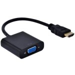 C�ble hdmi m�le vers vga femelle vid�o adaptateur convertisseur (noir1080p) la16163