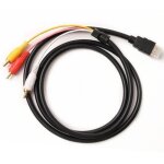 C�ble hdmi vers rca 1080p hdmi m�le vers 3 rca audio vid�o c�ble adaptateur convertisseur de composants ...