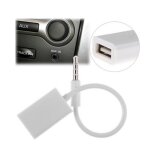 Un cble jack 3. 5mm stro audio prise mle vers usb 2. 0 femelle adaptateur bes28155