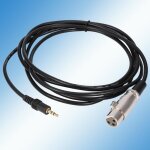 Cāble de micro f / m connecteur xlr 3 broches 10ft femelle ą 1 / 8 35 mm māle jack stéréo cāble de cordon ... Cāble de micro f / m connecteur xlr 3 broches 10ft femelle ą 1 / 8 35 mm māle jack stéréo cāble de cordon ...
