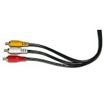 Câble de modulation audio - vidéo eltax interconnect 3 - 15m - noir - 3 cinch rca Câble de modulation audio - vidéo eltax interconnect 3 - 15m - noir - 3 cinch rca