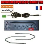 Cable mp3 auxiliaire autoradio compatible clio 2 3 aux modus scenic 2 clio 3