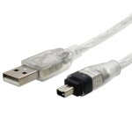 C�ble photoc�ble adaptateur usb m�le vers firewire ieee 1394 4 broches m�le ilink cordon pour sony dcr ...