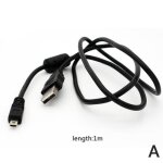 Cble usb 2. 0 - nikon - coolpix - 1m - male vers mini b 8 broches - noir