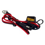 Cble quick lock - pour chargeur de batterie automatique 4a - 6v / 12v