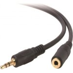 Câble rallonge audio jack 35 mm mâle vers jack 35 mm femelle 3 m noir Câble rallonge audio jack 35 mm mâle vers jack 35 mm femelle 3 m noir