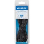 Cble rallonge audio jack 35 mm mle vers jack 35 mm femelle 100 m noir[l599]