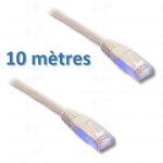 Cble rseau - antcool - cat. 6 blind ftp - 10m - rj45