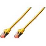 C�ble r�seau cat6 s - ftp 1m - assmann electronic - dk - 1644 - 010 - y - jaune - rj - 45