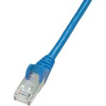C�ble r�seau rj45 sf / utp - cat. 5e droit - bleu - 5m