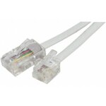 Conecticplus cble rj45 rj11 tlphone 2m blanc