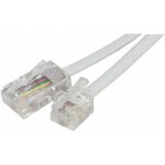 Conecticplus cble rj45 rj11 tlphone 5m blanc