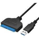 Cble adaptateur usb vers sata - zisonix - sata iii - usb 3. 0 - 2. 5 pouces - 6 gbps