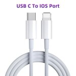 C�ble t�l�phonec�ble de charge rapide de 20w pd type c pour iphone 13 pro 12 pro max 11 x ipad 9 mini ...