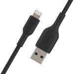 C�ble tress� - belkin - lightning vers usb - a - 2 m - noir