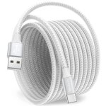 Cable usb c 3mlong c�ble usb a vers usb c charge rapide nylon tress� cordon chargeur usbc pour iphone ...