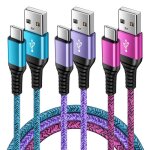 Cable usb c charge rapide[1mlot de 3] chargeur c�ble usb type c pour samsung galaxy s25 s24 ultra s23 ...