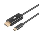 C�ble usb c - displayport - 2m - noir - transfert vid�o - ordinateurs / moniteurs