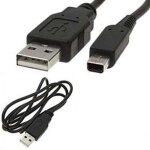 Cble usb de charge - nintendo - dsi / 3ds / xl - noir - compatible usb - accessoire de recharge