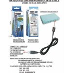 Cable usb pour ds lite - nintendo - ds lite - bleu - cable usb - chargeur