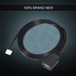 Cble usb d interface radio avec outils retrait pour peugeot 307 citroen c2 c3