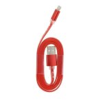 Cable usb type nylon rouge compatible tlphone i5 / s / c / 6 / i pad